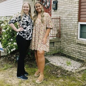 Floral Puff Sleeve Dress